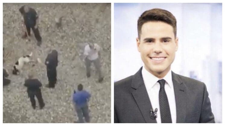 Luiz Bacci fica irritado ao vivo com resgate de cachorro na linha do metrô