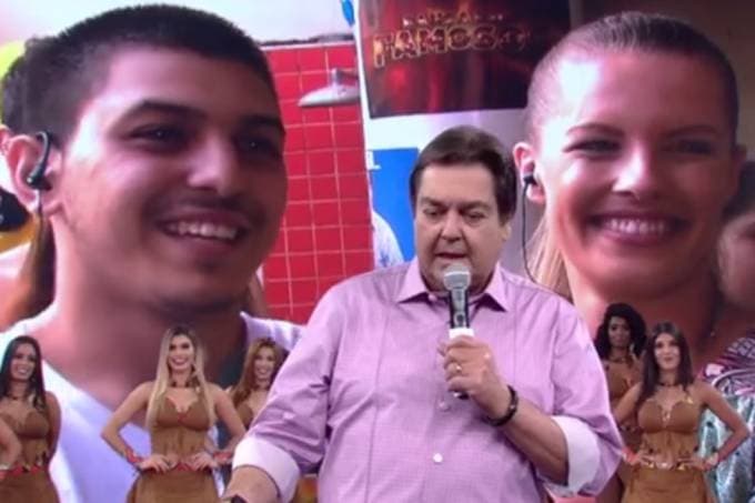 Fã faz festa com o tema "Faustão" e apresentador surpreende
