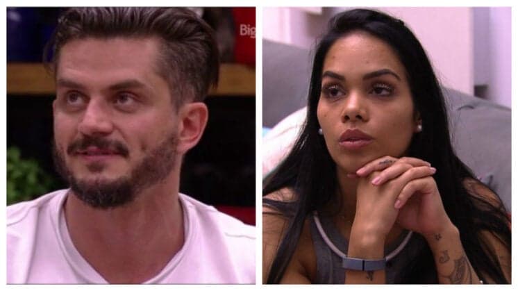 "BBB17": No paredão, Mayara chama Marcos de 'tarado' e ele tem atitude inusitada