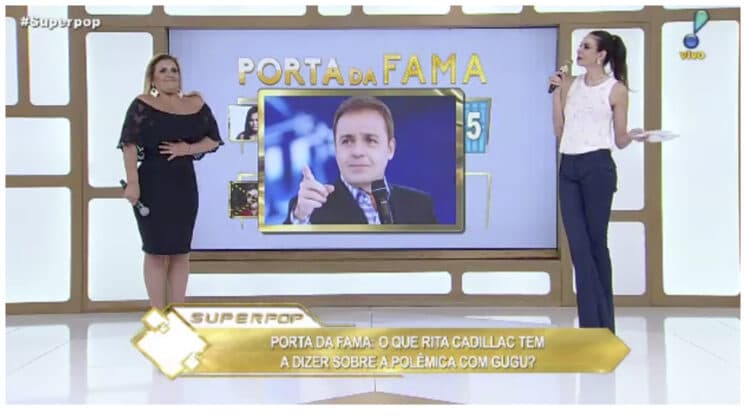 Rita Cadillac revela mágoa de Gugu e Porchat e "Superpop" atinge alta audiência
