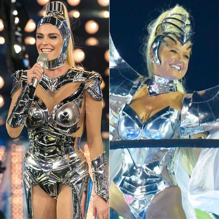 Após boicote da Globo, Fernanda Lima usa fantasia idêntica ao de Xuxa no Carnaval
