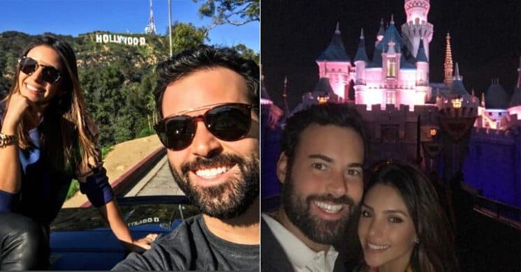 Ex-esposa de Kaká, Carol Celico se diverte com novo namorado na Califórnia: "Dom de me fazer sorrir"