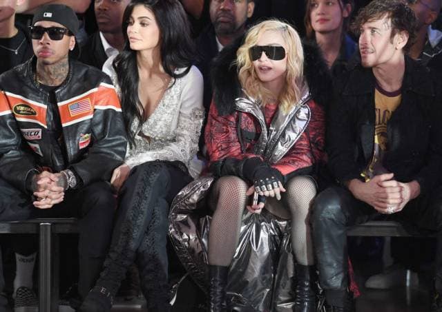 Madonna esnoba Kylie Jenner durante semana da moda em Nova York