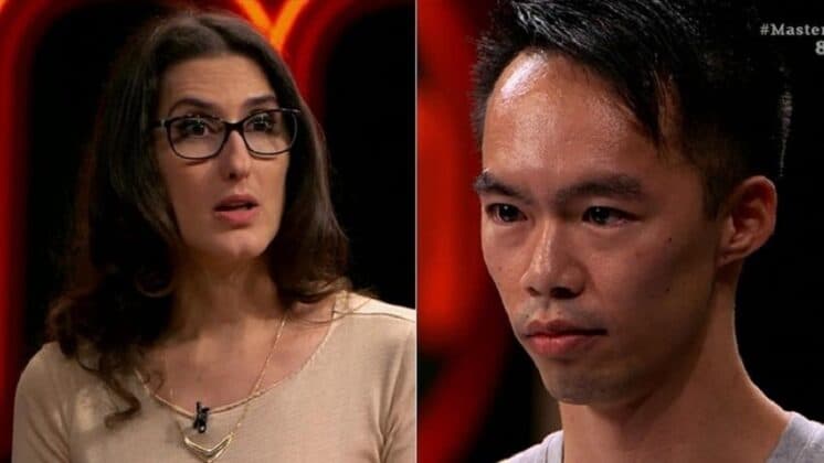 Paola brinca com candidato do “MasterChef” e leva alfinetada