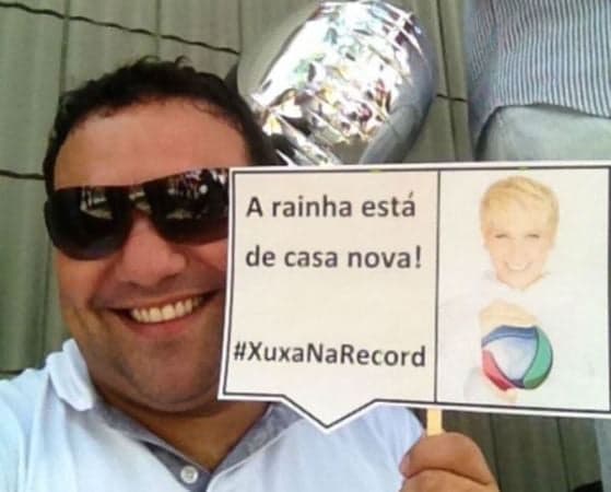 Record contrata repórter da Globo que foi suspenso após tietar Xuxa