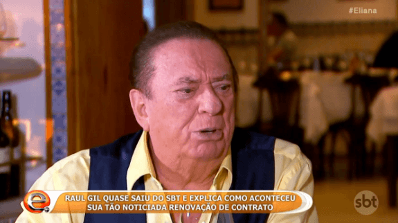 Raul Gil revela que é médium e que previu quebra de contrato com o SBT
