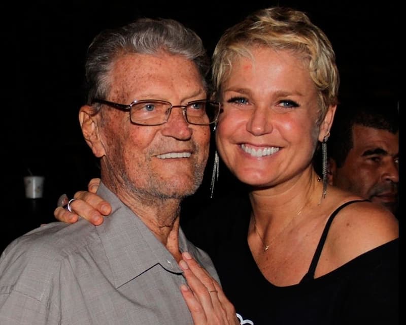Xuxa Meneghel e seu pai, Floriano. Xuxa Meneghel e seu pai, Floriano.