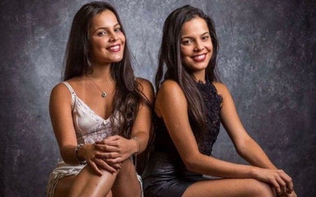 Pai de Emilly e Mayla conquista internet após postar foto das gêmeas na infância