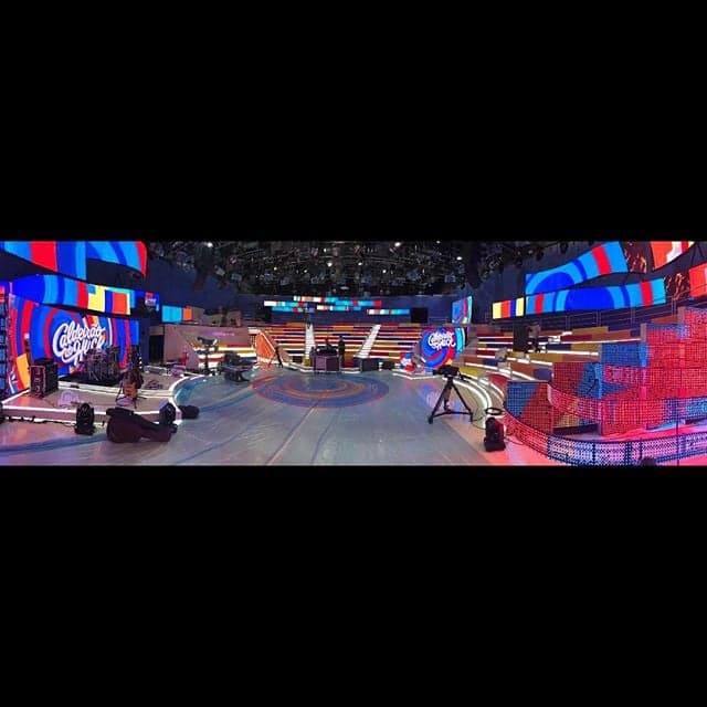Novo cenário do "Caldeirão" (Foto: Reprodução) Novo cenário do "Caldeirão" (Foto: Reprodução)
