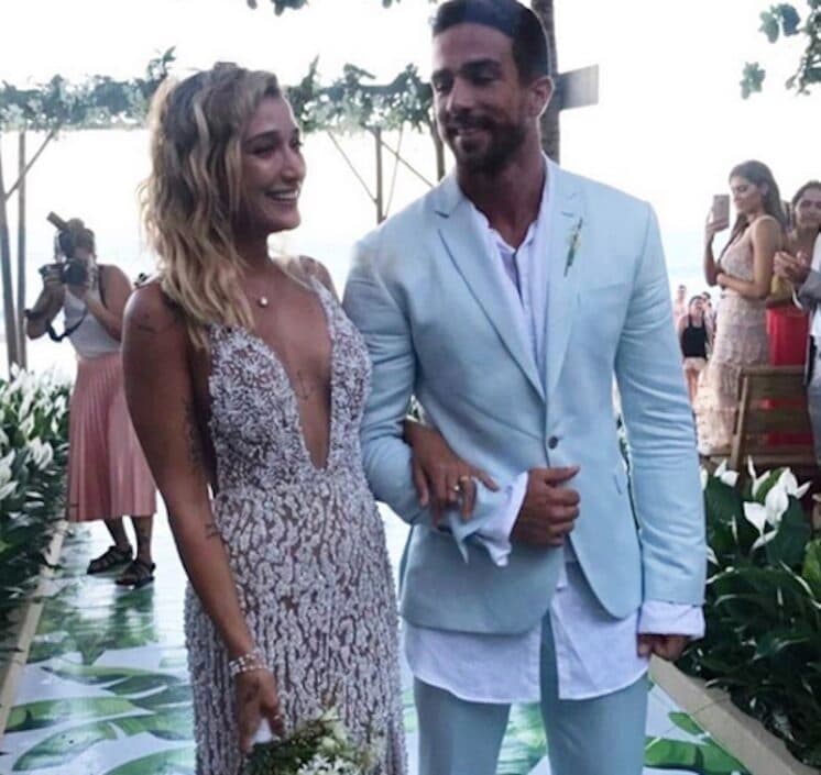 Gabriela Pugliesi se casa com Erasmo Viana em Trancoso