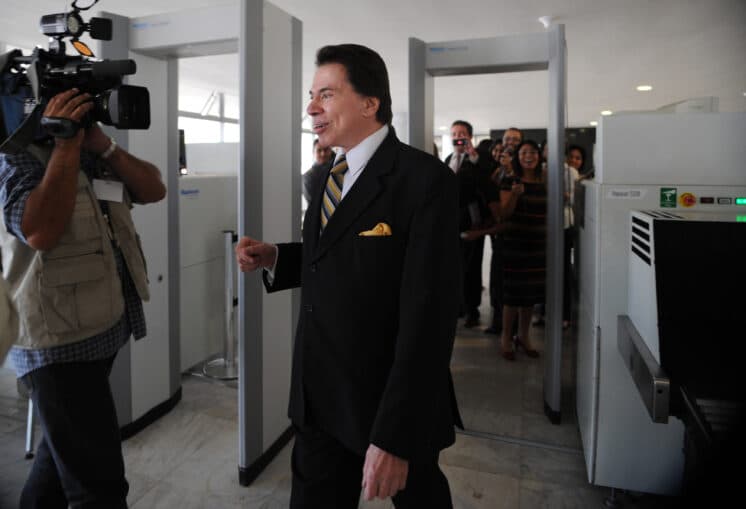 Silvio Santos se reúne com Michel Temer; presidente deve participar de programa no SBT