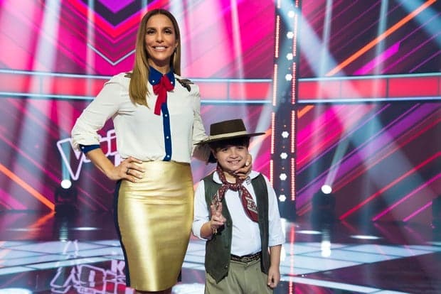 Ivete Sangalo felicita vencedor do "The Voice Kids": "Deus te abençoe"