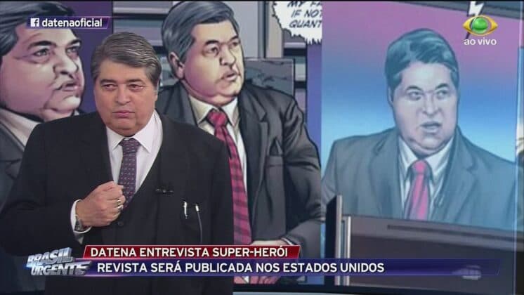 Datena empata com o SBT e encosta na Record