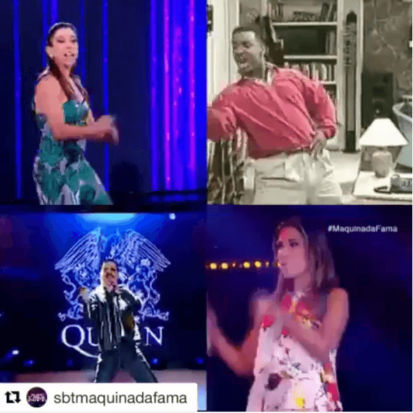 Dancinha da vitória de Patricia Abravanel. Reprodução - Instagram.