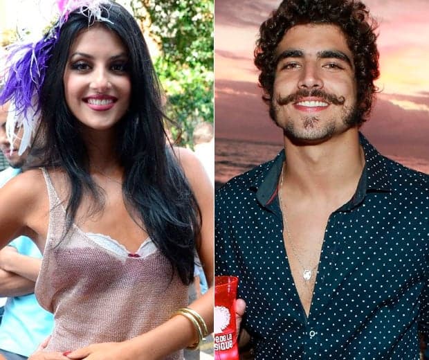 Caio Castro é flagrado aos beijos com atriz de Malhação em festa no Rio