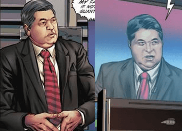 Datena vira personagem em HQ da DC Comics