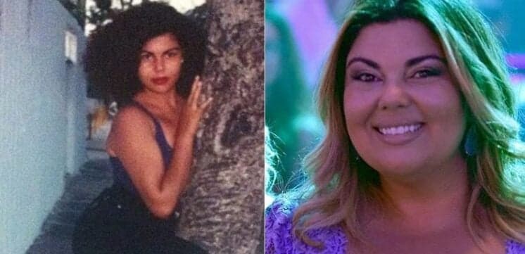 Fabiana Karla volta ao passado e publica fotos de quando era criança
