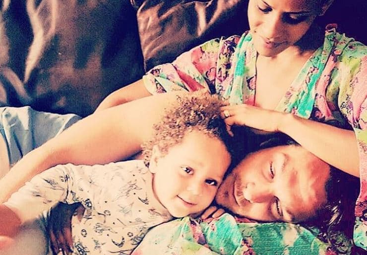 Igor Rickli compartilha momento com a família em rede social