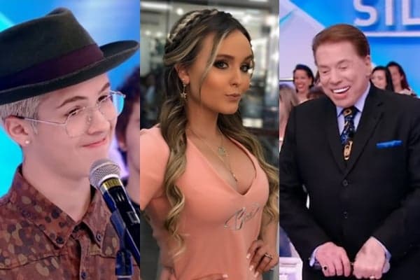 Silvio Santos questiona João Guilherme sobre namoro com Larissa Manoela