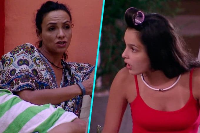 Emilly está com medo de apanhar de Marinalva; Marcos incentiva: "Apanha. Deixa ela bater"