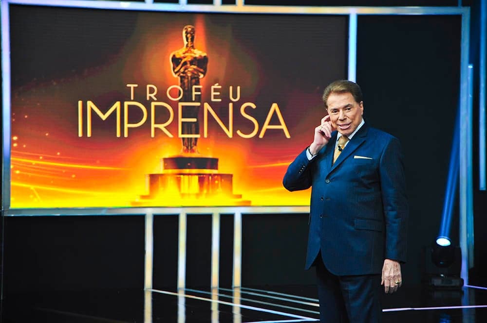 Silvio Santos no Troféu Imprensa (Foto: SBT/Divulgação)