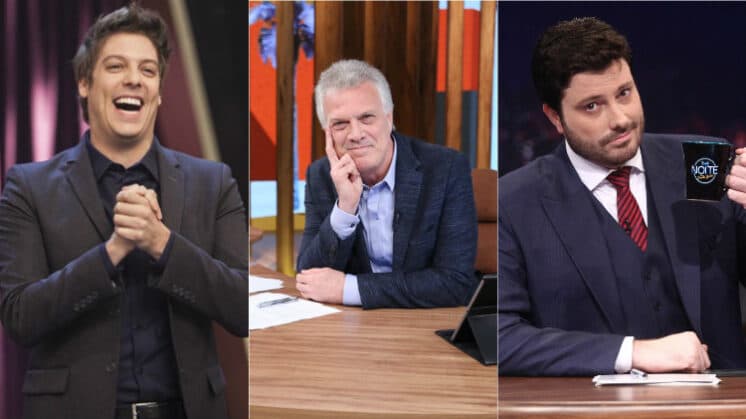Pedro Bial interrompe bom momento de Danilo Gentili no SBT e abre vantagem