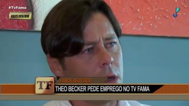 Theo Becker pede emprego e chora em entrevista na TV