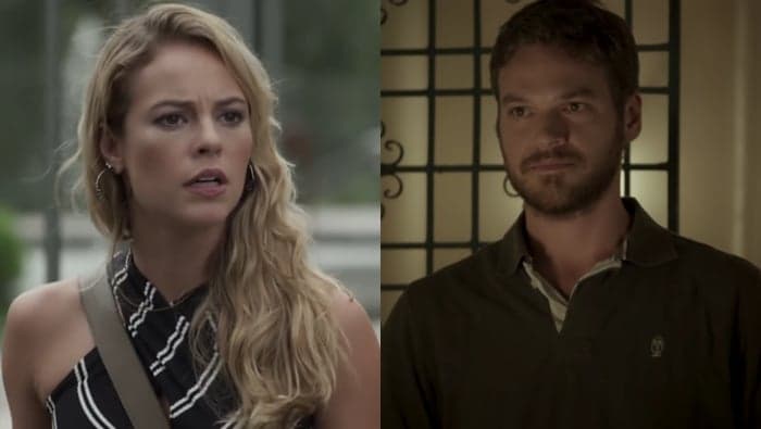 Paolla Oliveira "resgata" Beto Falcão após cantor ser preso em Segundo Sol