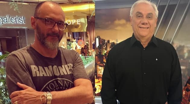 Após mágoa e troca de farpas, Britto Jr. escreve mensagem para Marcelo Rezende