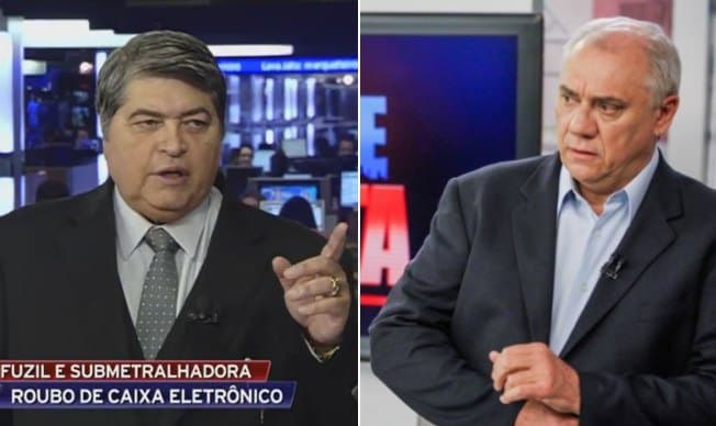 Datena manda recado para Rezende, seu concorrente, que está internado