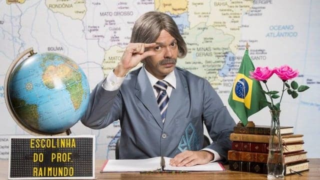 Confira a primeira foto de Bruno Garcia na "Escolinha do Professor Raimundo"