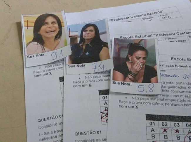 Após repercussão, Gretchen se pronuncia sobre seus memes em notas de provas em BH