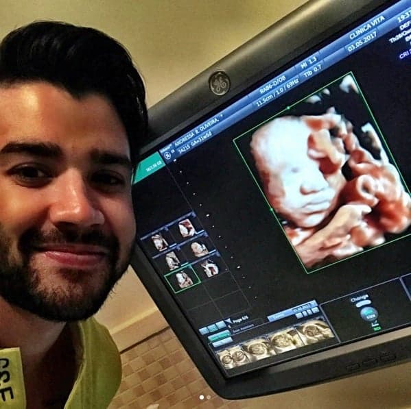 Veja ultrassom do primeiro filho do cantor Gusttavo Lima