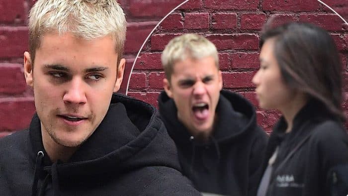Ao sair da igreja, Justin Bieber é flagrado furioso ao gritar com uma mulher na rua
