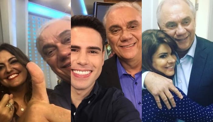 Famosos mandam mensagens de apoio para Marcelo Rezende
