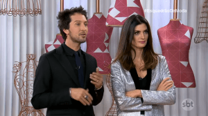 Arlindo Grund e Isabella Fiorentino no "Esquadrão da Moda" (Foto: Reprodução/SBT) Arlindo Grund e Isabella Fiorentino no "Esquadrão da Moda" (Foto: Reprodução/SBT)