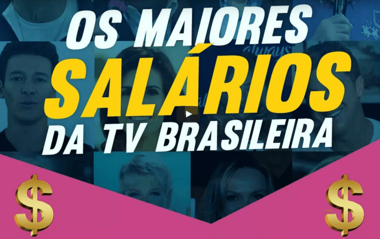 Descubra quais são os maiores salários da nossa TV