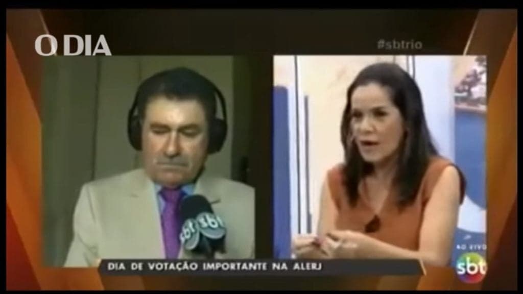 Jornalista do SBT bate boca, ao vivo, com deputado: "Ela está sendo extremamente grossa"