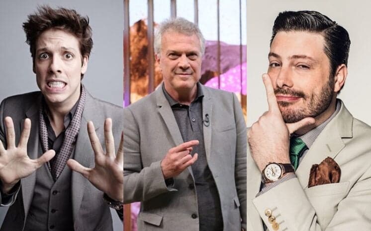 Porchat, Danilo Gentili e Bial: O que os faz serem diferentes comandado programas tão iguais?