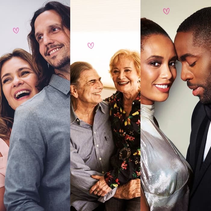 O amor está no ar! No dia dos namorados confira os casais mais apaixonantes