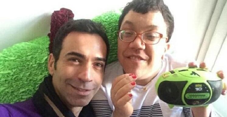 César Tralli homenageia a irmã que tem síndrome rara e deficiência intelectual
