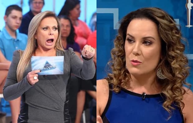 Apresentadoras do "Casos de Família", Christina Rocha critica Regina Volpato: "ficava sentada o tempo todo"