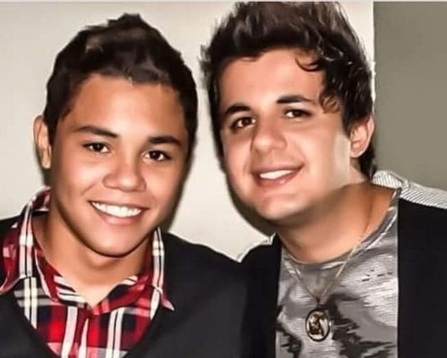 Felipe Araújo e o irmão, Cristiano Araújo (Foto: Reprodução) Felipe Araújo e o irmão, Cristiano Araújo (Foto: Reprodução)