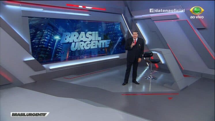 Datena se irrita e detona entrevistado ao vivo no "Brasil Urgente"