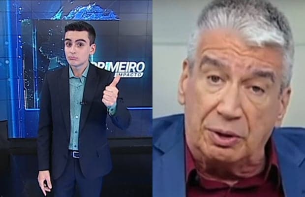 Dudu Camargo alfineta apresentador do "Fofocalizando" em programa do SBT
