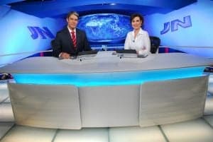 William Bonner e Fátima Bernardes no "JN", em 2009 (Foto: Globo/João Miguel Júnior) William Bonner e Fátima Bernardes no "JN", em 2009 (Foto: Globo/João Miguel Júnior)