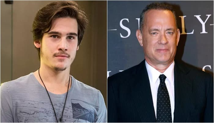 Nicolas Prattes fica em choque ao se deparar com Tom Hanks em Nova York; veja