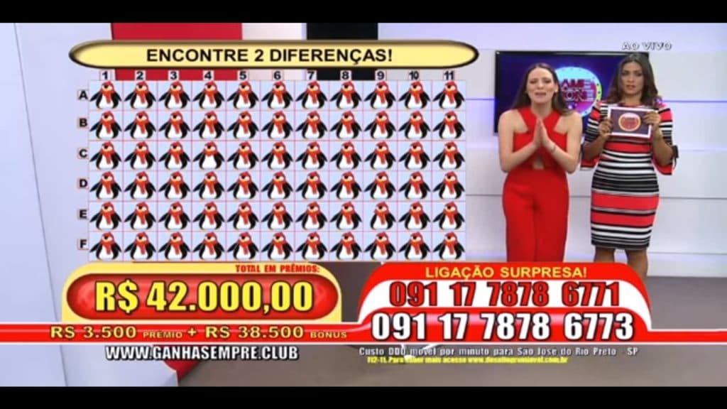 Programa de game exibido pela Band recebe denúncia: "estou com uma conta de R$ 632,45"