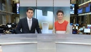 Evaristo Costa e Sandra Annenberg no estúdio do ‘Jornal Hoje’ (Foto: Globo/ Zé Paulo Cardeal) Evaristo Costa e Sandra Annenberg no estúdio do ‘Jornal Hoje’ (Foto: Globo/ Zé Paulo Cardeal)