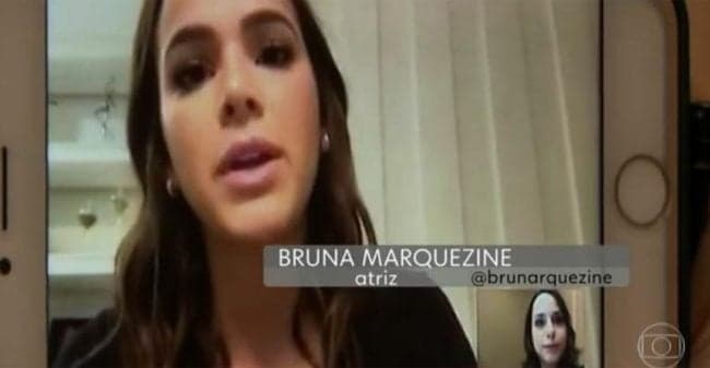 Aparição de Bruna Marquezine no “Jornal Hoje” surpreende fãs